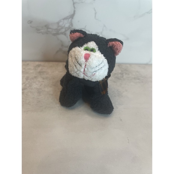 Russ Other - Russ Luv Pets  Black Kitten Crispy Cat Halloween Bow Mini 4" Beanbag Plush